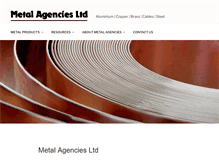 Tablet Screenshot of metalagencies.com